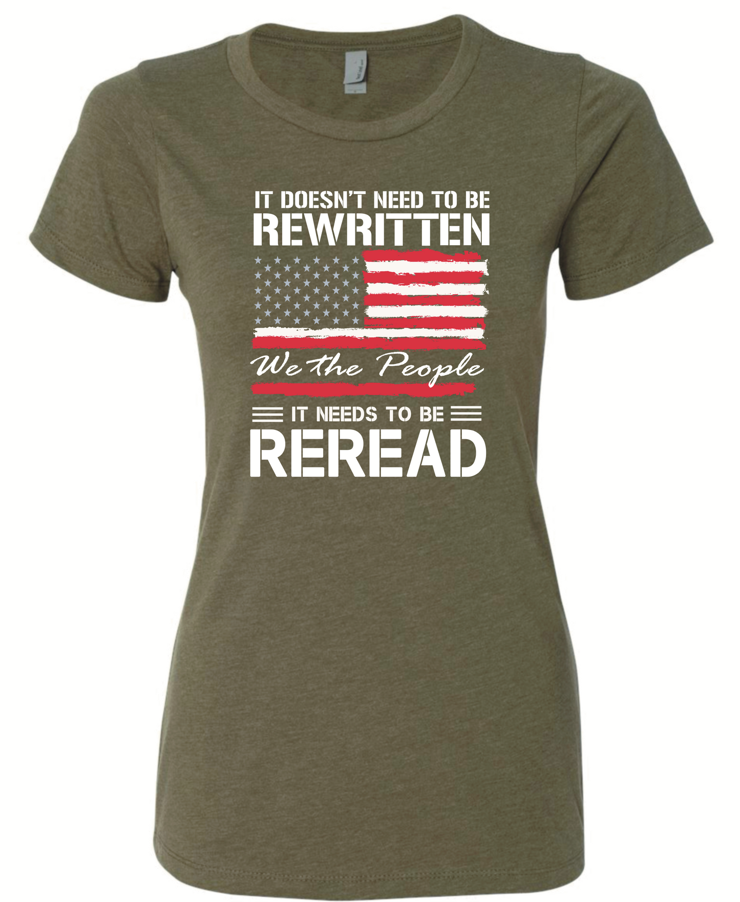 Constitution Doesn’t Need to be Rewritten, It Needs to be Reread Woman’s Cut Shirt
