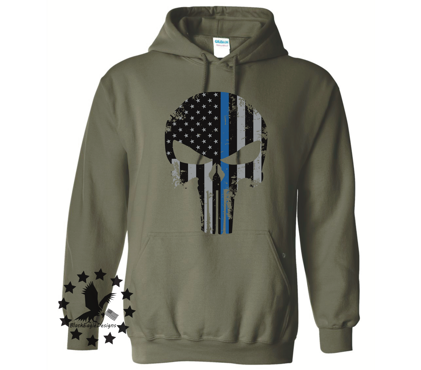 Thin blue line punisher