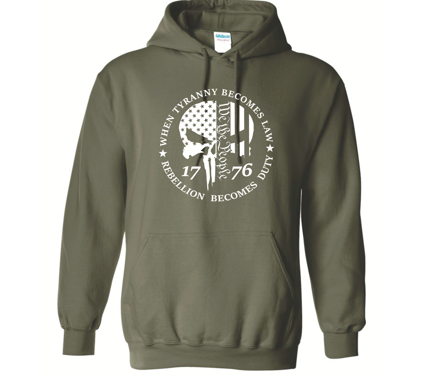 When Tyranny Becomes Law, Rebellion Becomes Duty Hoodie