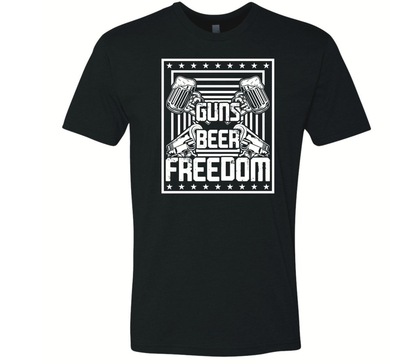 Beer Guns And Freedom - Black Eagle Apparel