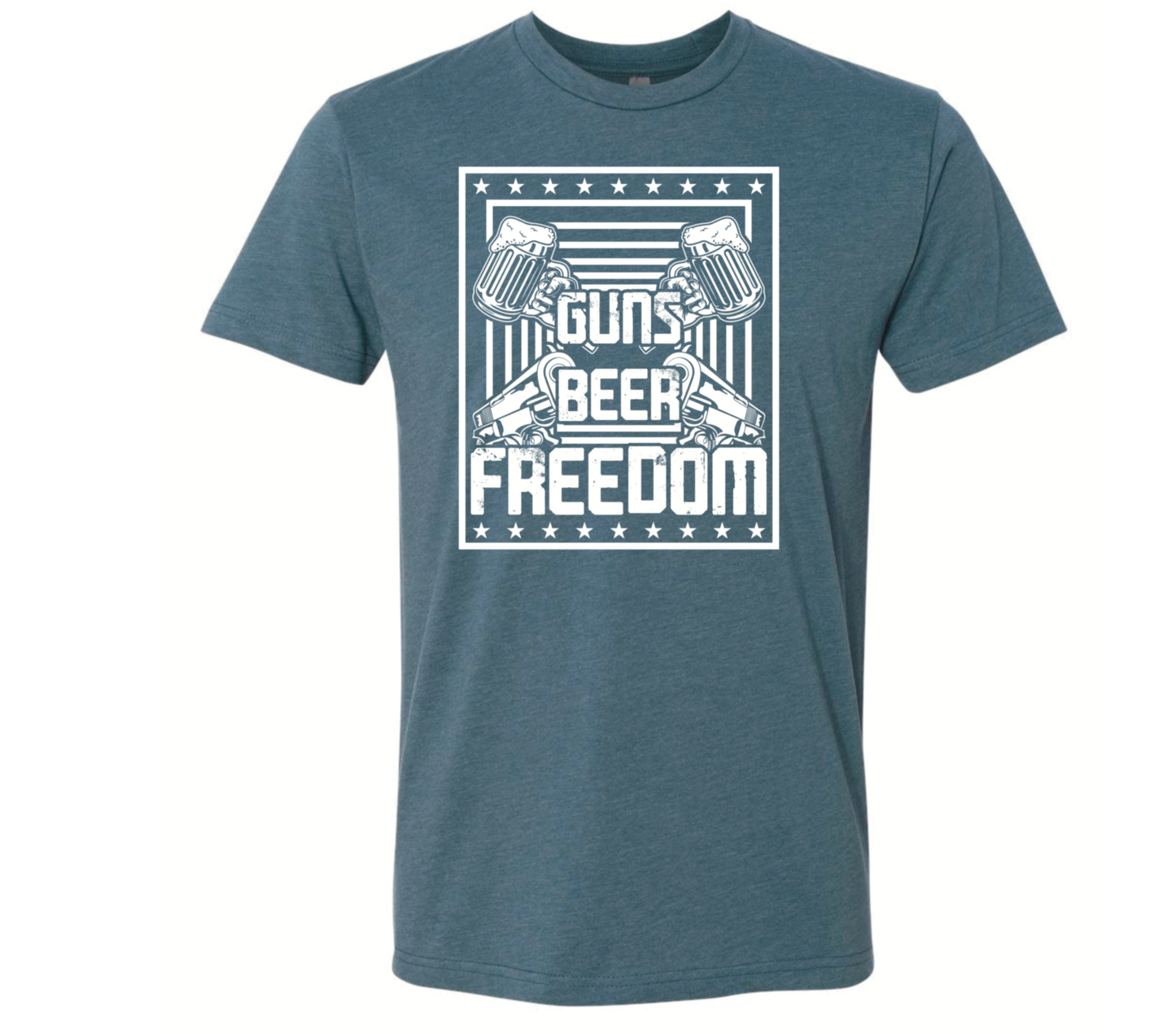Beer Guns And Freedom - Black Eagle Apparel