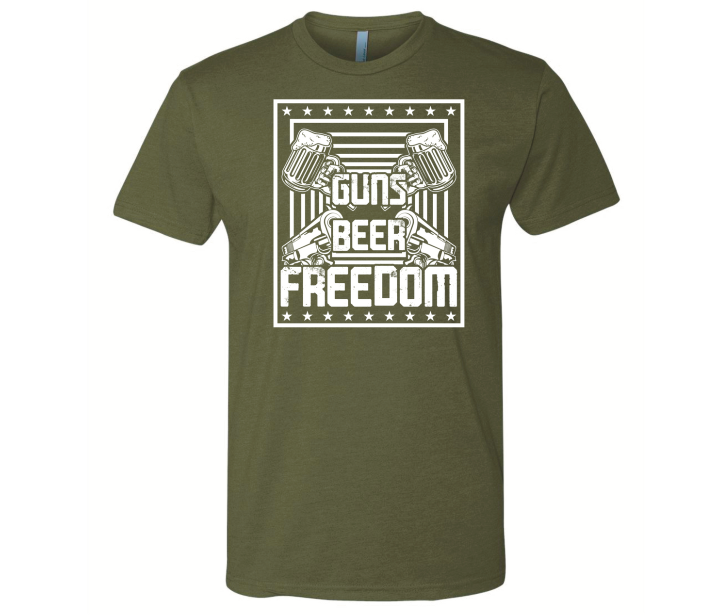 Beer Guns And Freedom - Black Eagle Apparel