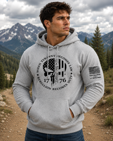 When Tyranny Becomes Law, Rebellion Becomes Duty Hoodie