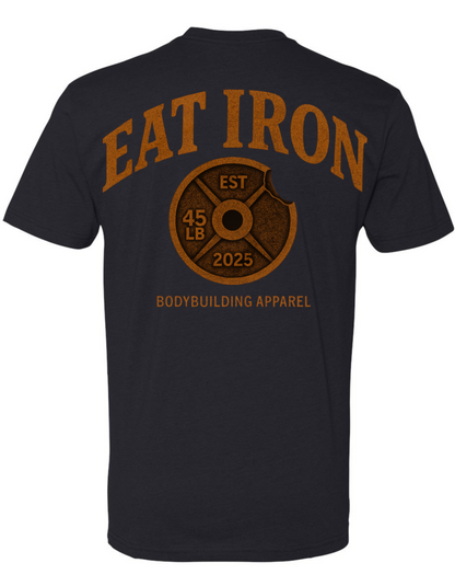 Eat Iron Rusted Logo - Regular Fit Tee Shirt