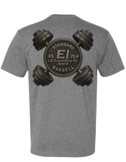 Barbell Cross Regular Fit Tee Shirt