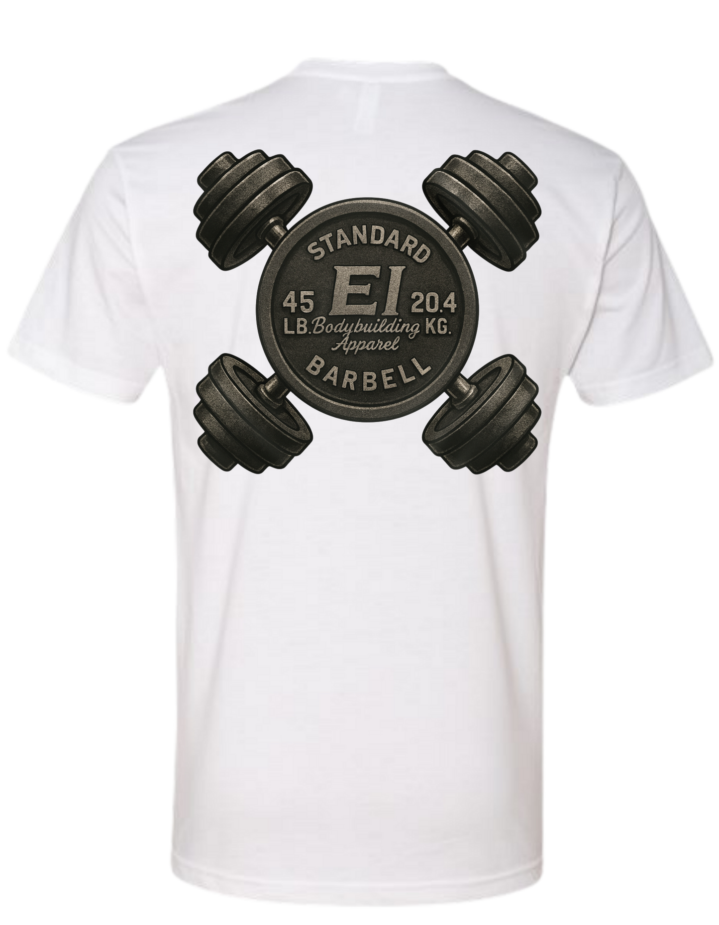 Barbell Cross Regular Fit Tee Shirt
