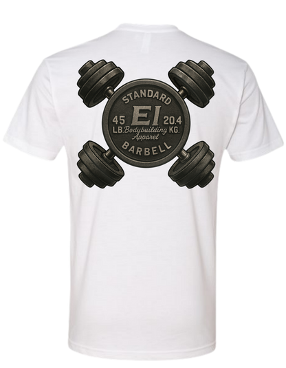 Barbell Cross Regular Fit Tee Shirt